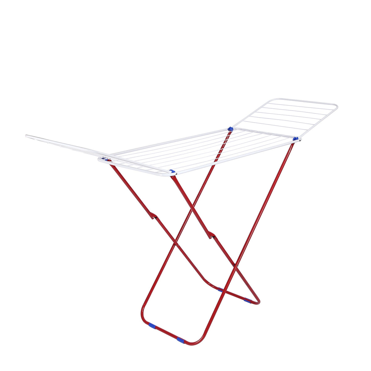 Indoor Folding Clothes Hanger Stand - Installation-Free Mobile Wardrobe Organizer