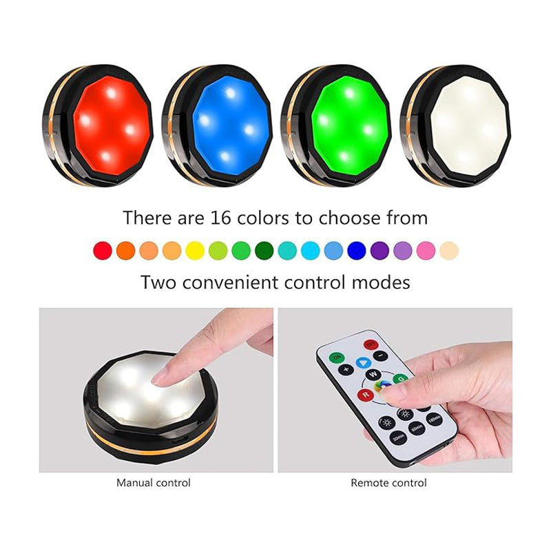 Wireless Rechargeable LED Night Lights 3-Pack for Closet & Cabinet