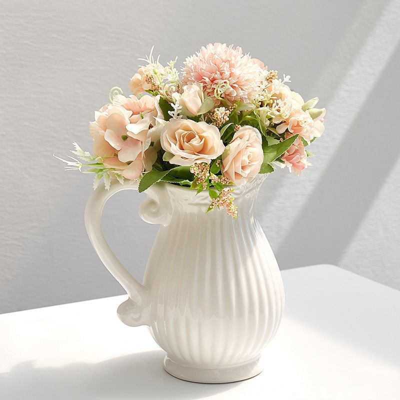 Ceramic Modern Vase for Living Room Floral Decor - Multi Styles