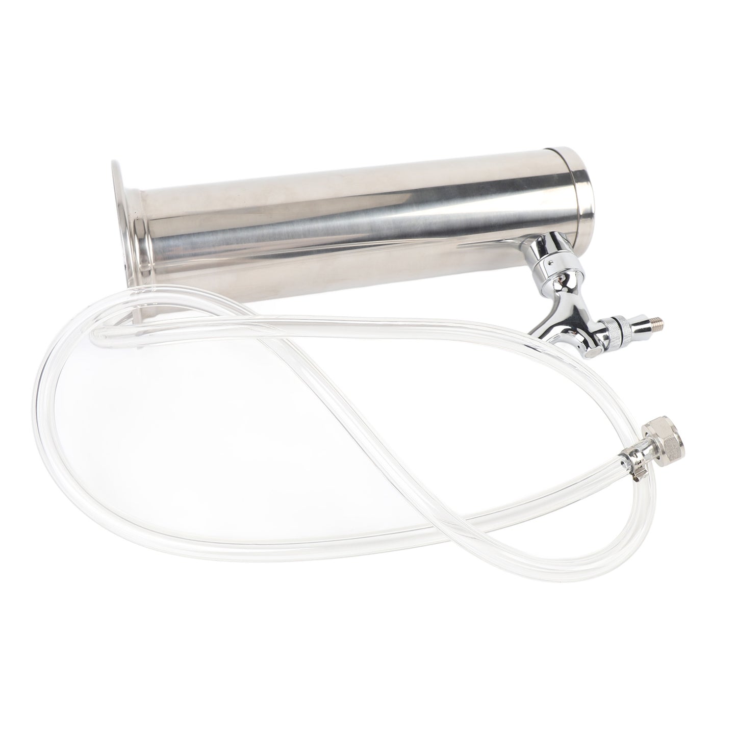 Single Tap Stainless Steel Draft Beer Tower 3 Inch Column Dispenser