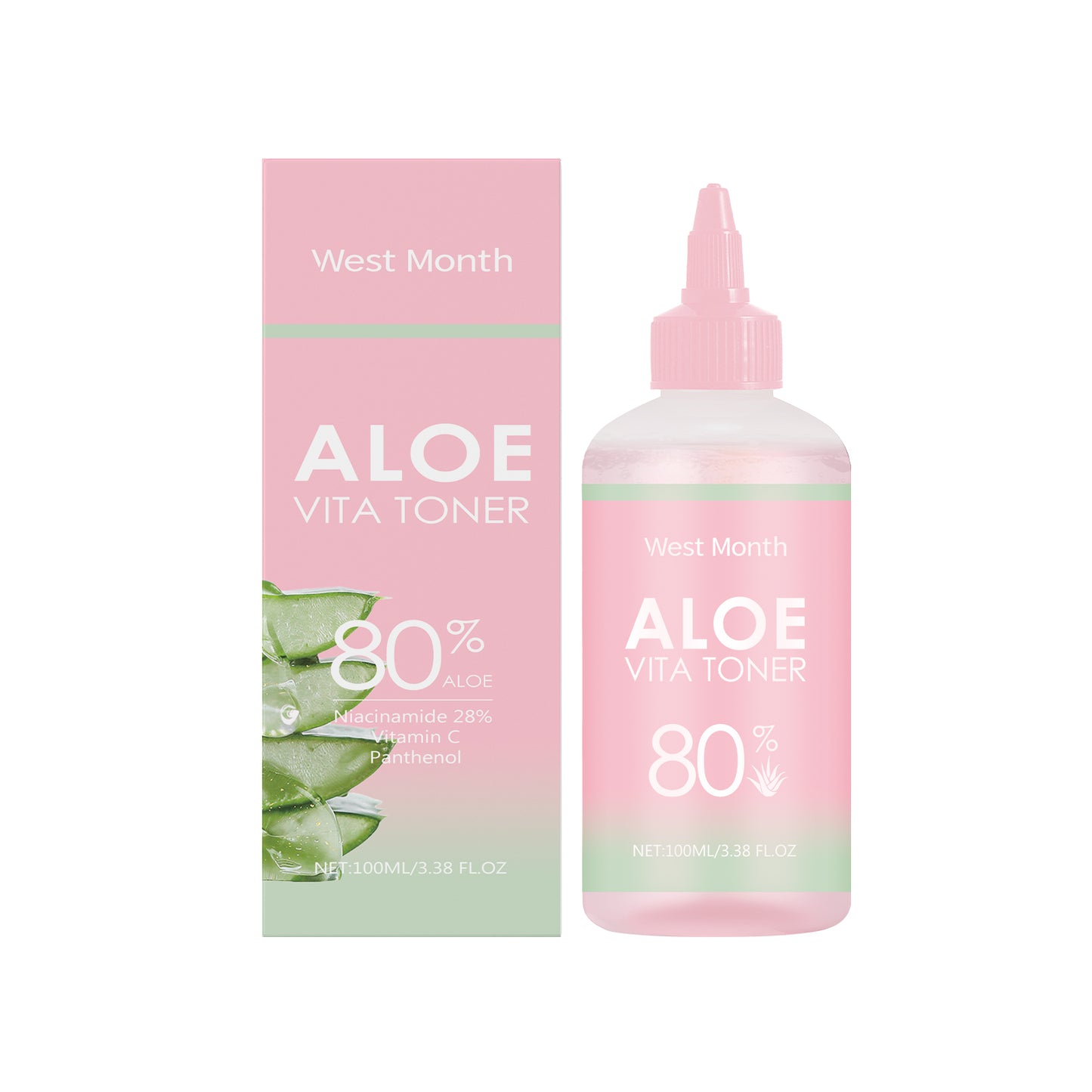 Aloe Vera Moisturizing Face Gel with Vitamin C & Tea Leaf Extract, 100ml