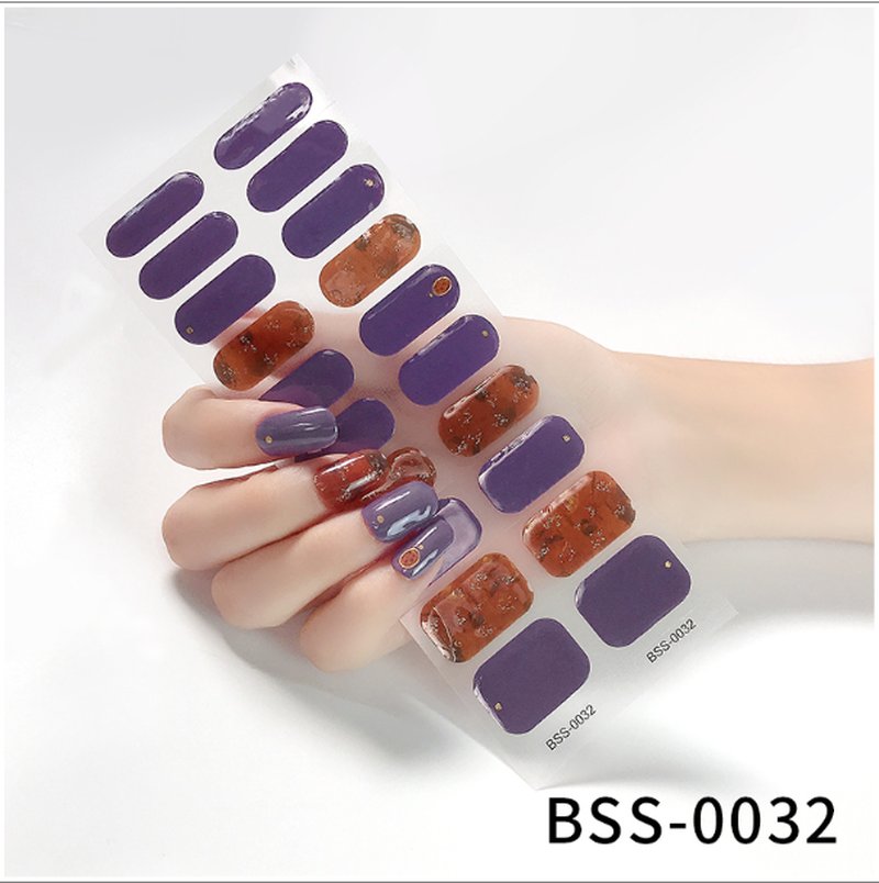 Gel Nail Stickers - Multiple Designs