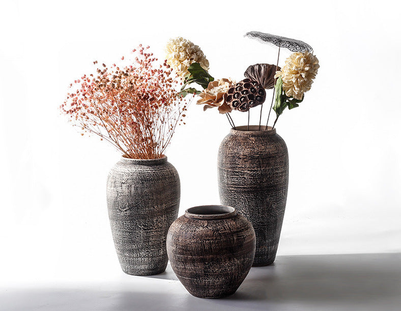Large Ceramic Floor Vase - Classic Home Decor, Multiple Sizes & Styles