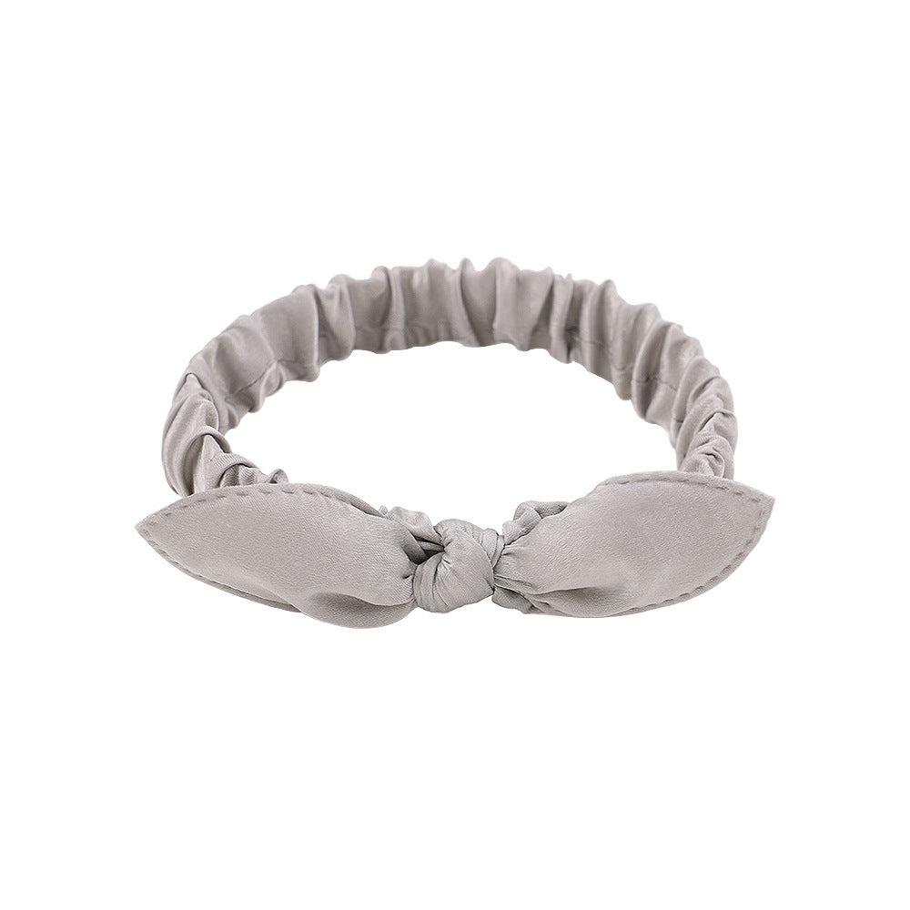 All-Match Satin Headband with Wide Side Hair Accessory - Multiple Colors