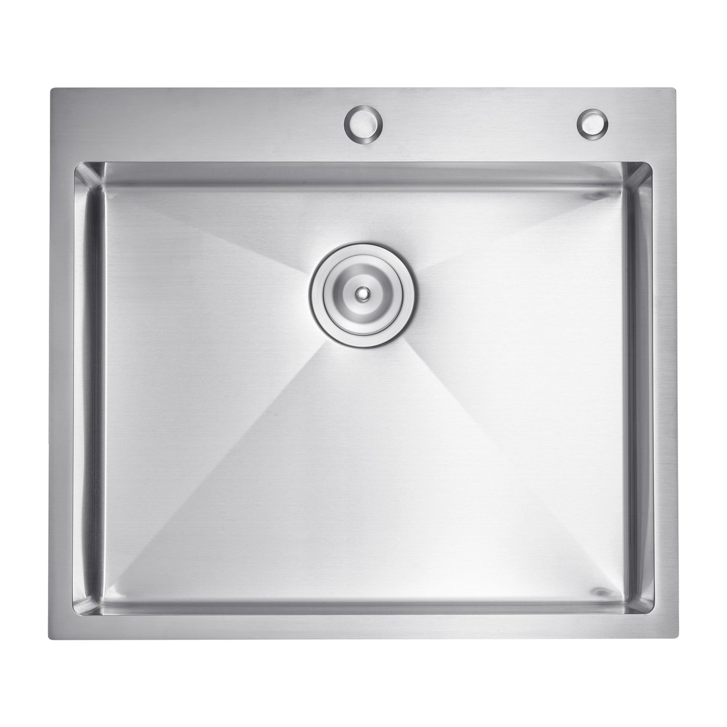 25-Inch Drop-In Kitchen Sink - Heavy-Duty Stainless Steel Basin