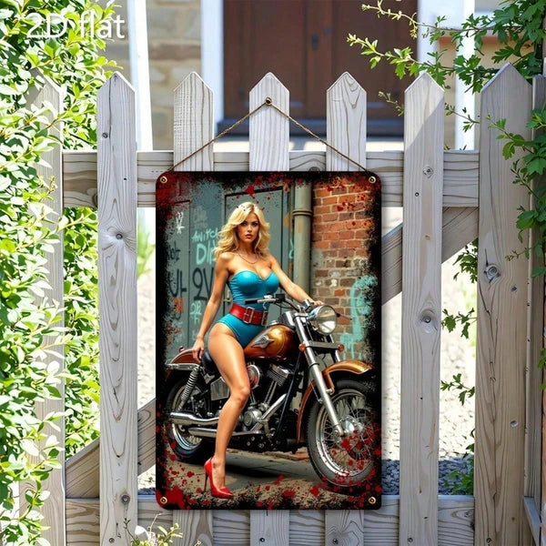 Metal Tin Wall Art Sign - 20 cm x 20 cm