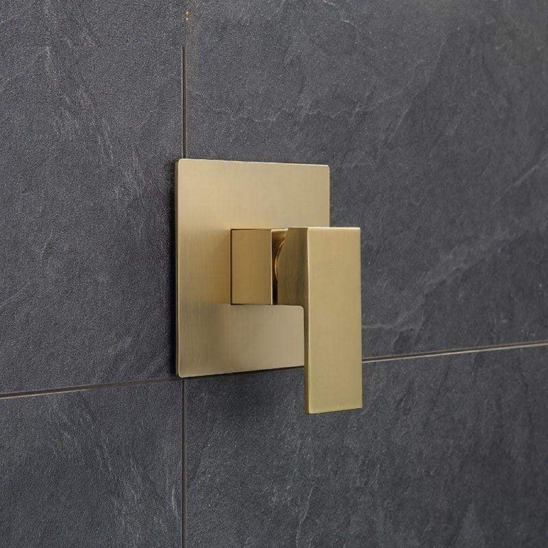 Three-Way Wall-Mounted Concealed Shower Faucet - Hot & Cold Mixer