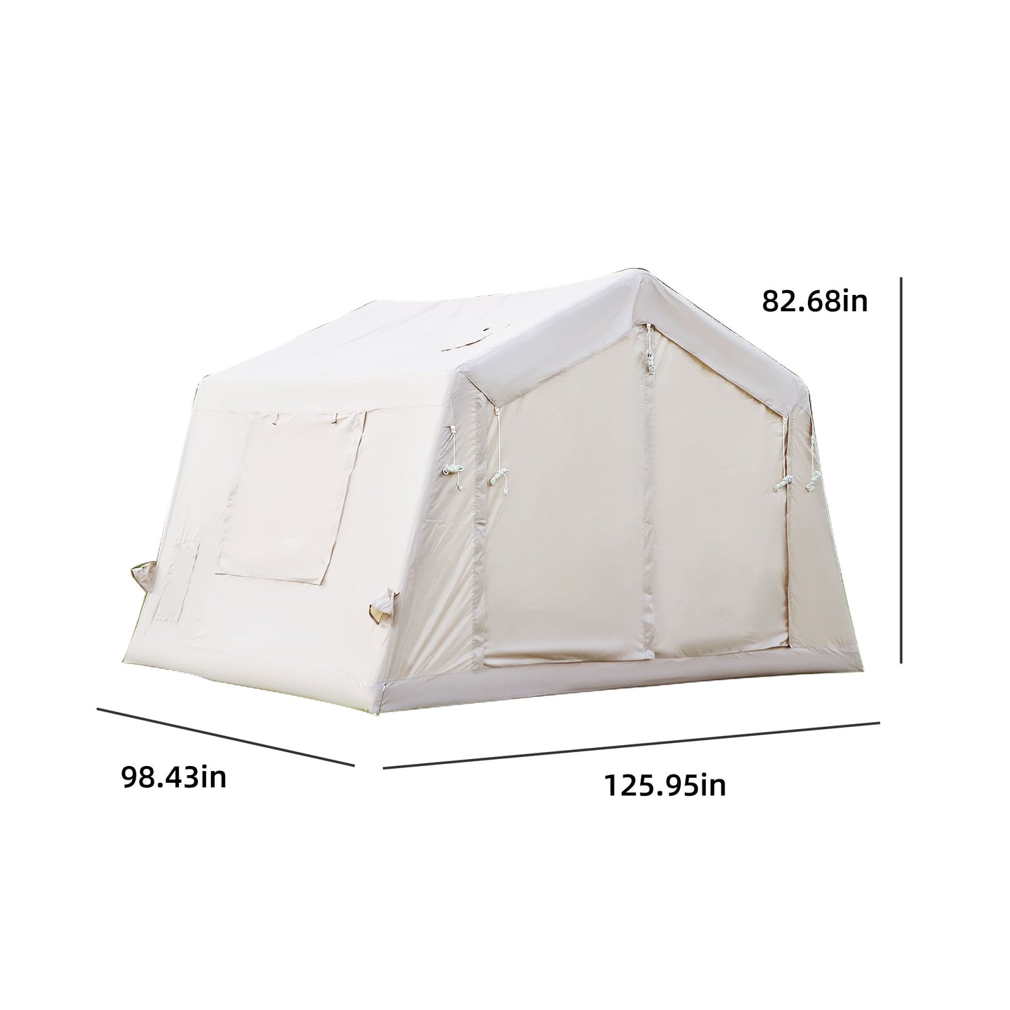Inflatable Tent for Camping - 4-6 Person Waterproof Glamping Tent