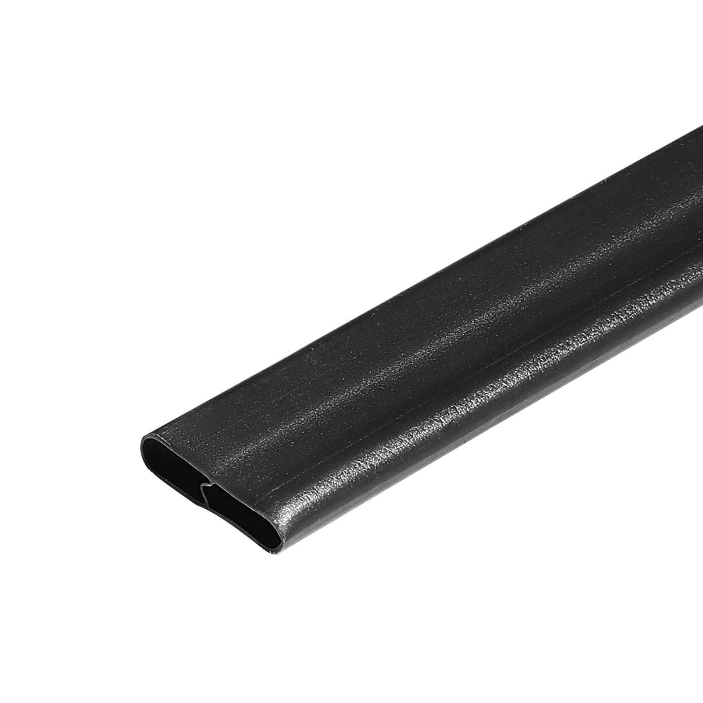 Black Chain Link Fence Privacy Slats for 6Ft High Fences Locking Bottom