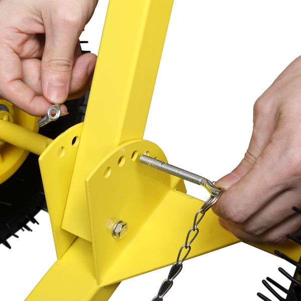Adjustable Snow Plow for Vehicle or Lawn Use - Durable Metal Snow Removal Tool
