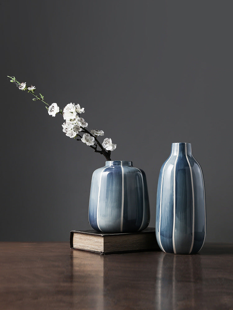 Modern Nordic Ceramic Vase for Living Room & Dining Table Decor