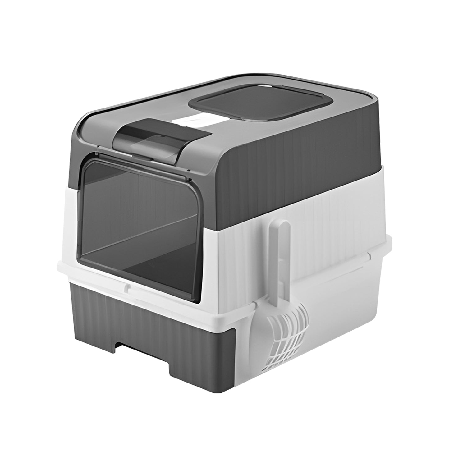 Self Pickup Cat Litter Box with Magic Cube Design - Multiple Colors Available