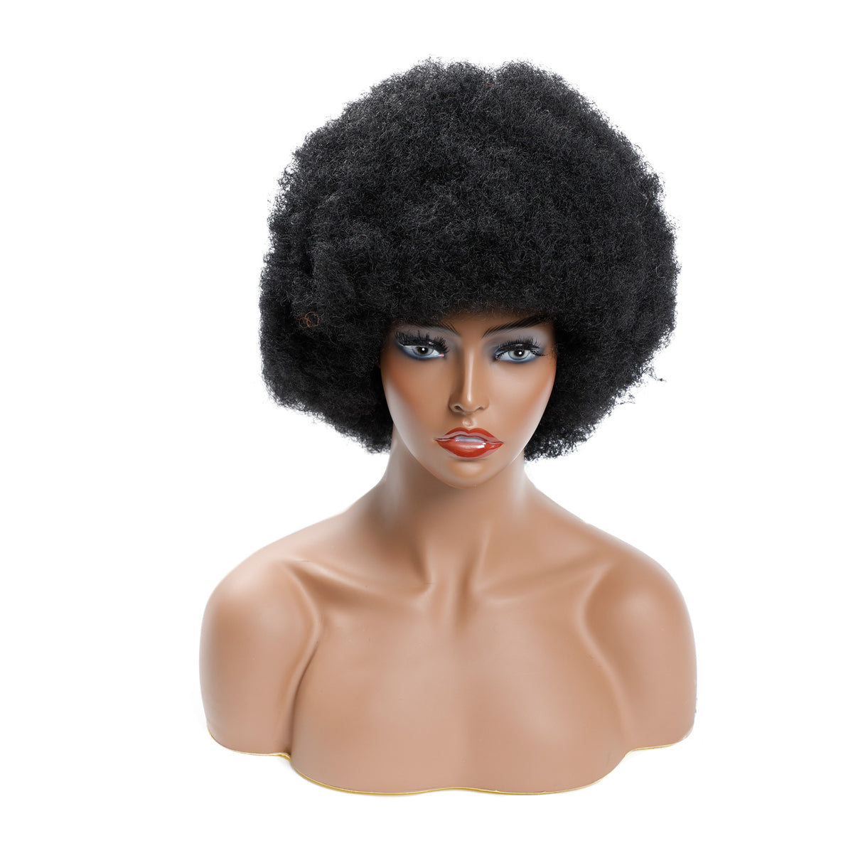 Short Curly Fluffy Synthetic Wig - Multiple Colors