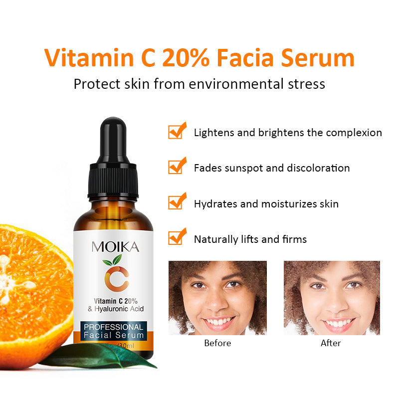VC Anti-Wrinkle Serum 30ml - Plant Extract Facial Essence for All Skin Types