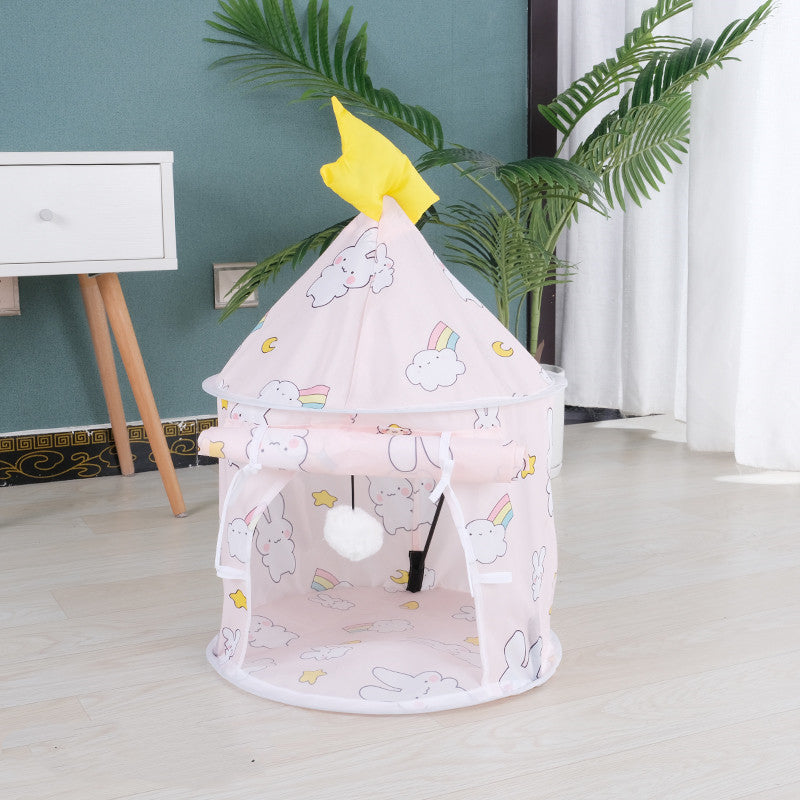 Cat Tunnel Play Toy with Multiple Variants - Durable Polyester & Steel Wire