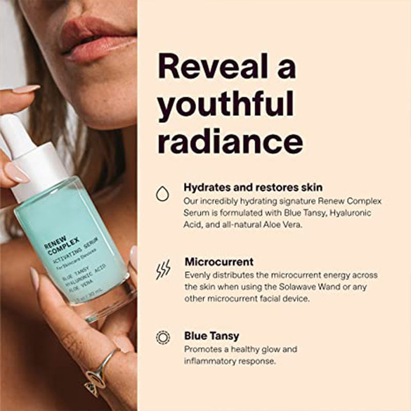 Blue Facial Essence Water for Wrinkle Reduction & Hydration - 30ml