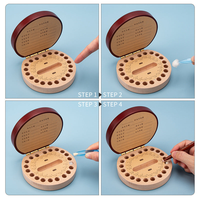 Childrens Baby Tooth Preservation Memorial Box Zodiac Collection - Multiple Colors