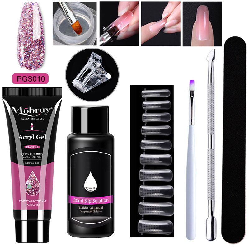 Nail Art Resin Extender Kit - 12 Colors