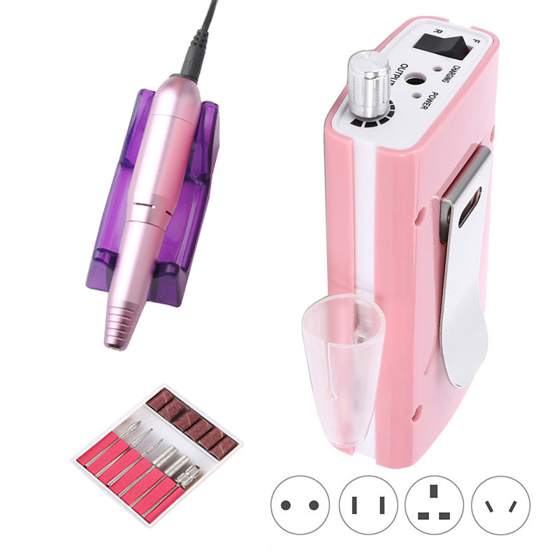 35000 RPM Rechargeable Nail Polisher - Pink