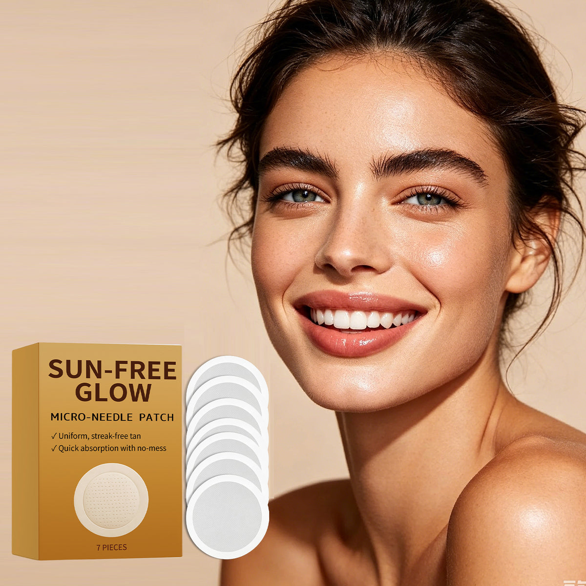 Tanning Care Microneedle Patch 10g Body Skin Treatment for Tanning