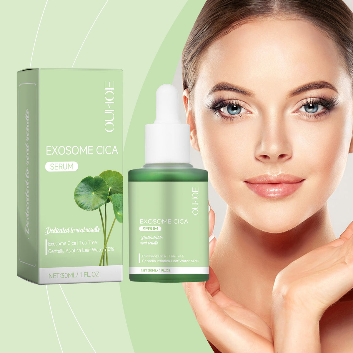 Facial Moisturizer with Eyelash Growth Serum - 30ml