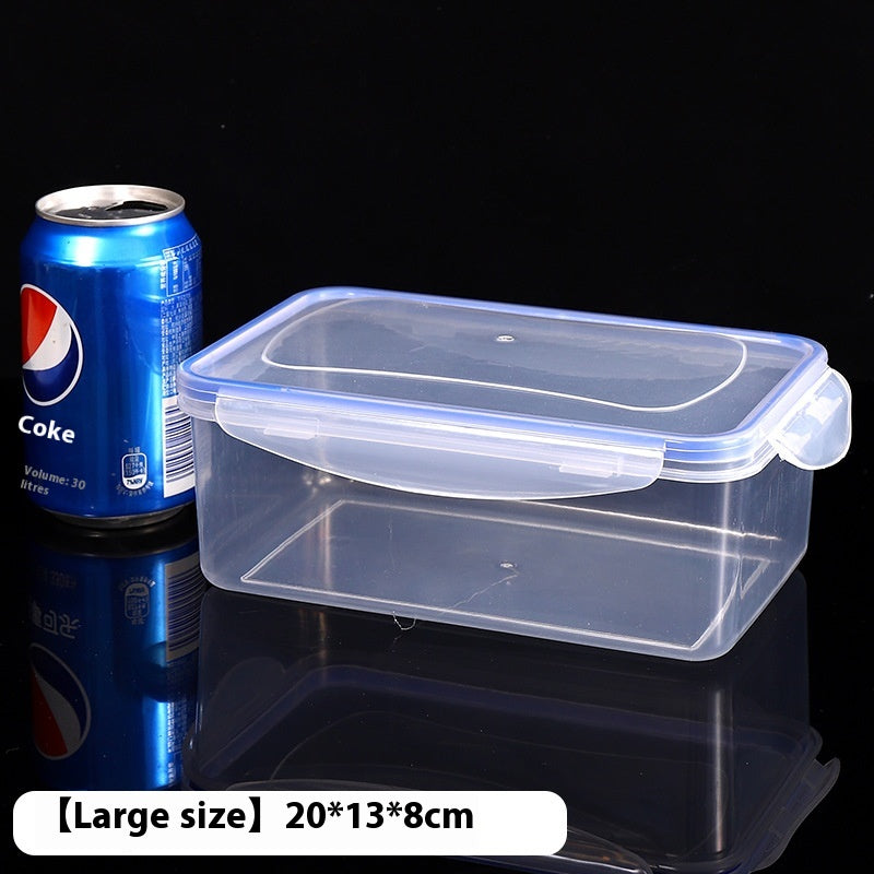 Vegetable and Egg Storage Box with Lid - Food Grade Plastic Refrigerator Organizer