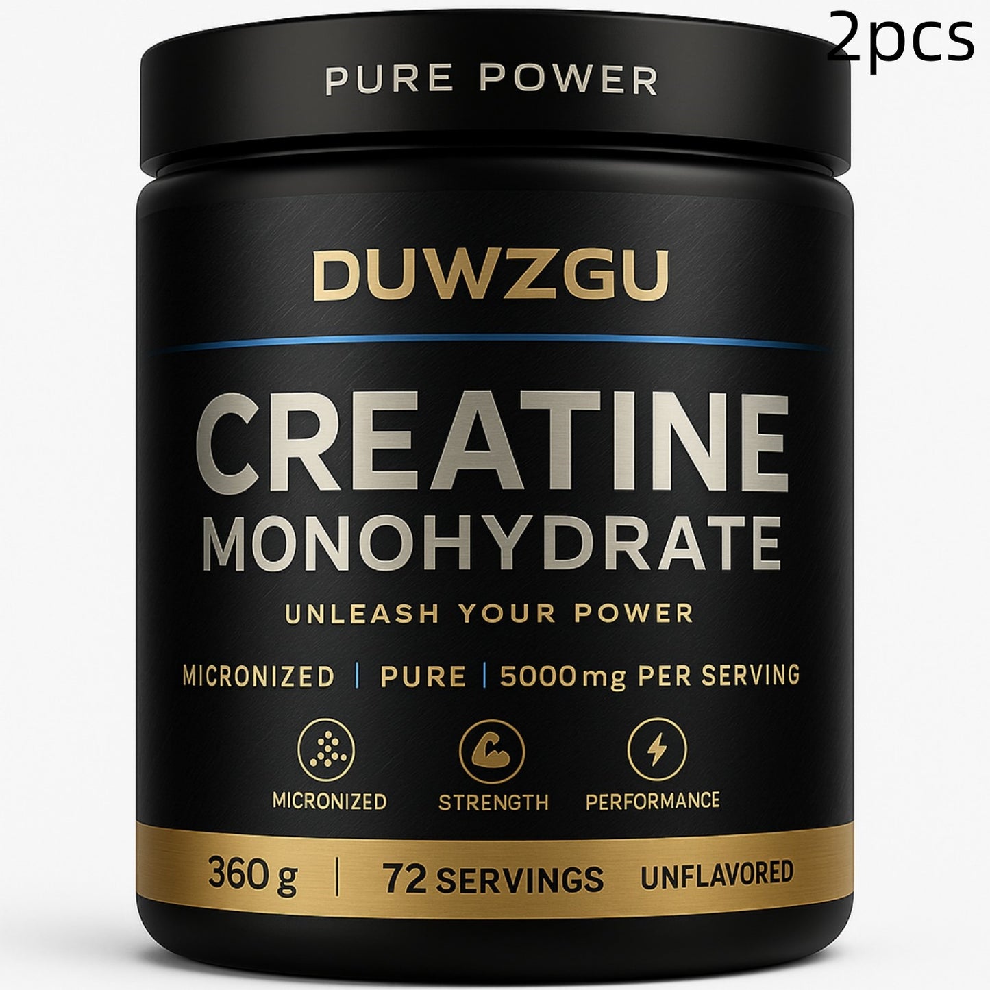 Watermelon Flavored Creatine Powder Supplement for Muscle Recovery
