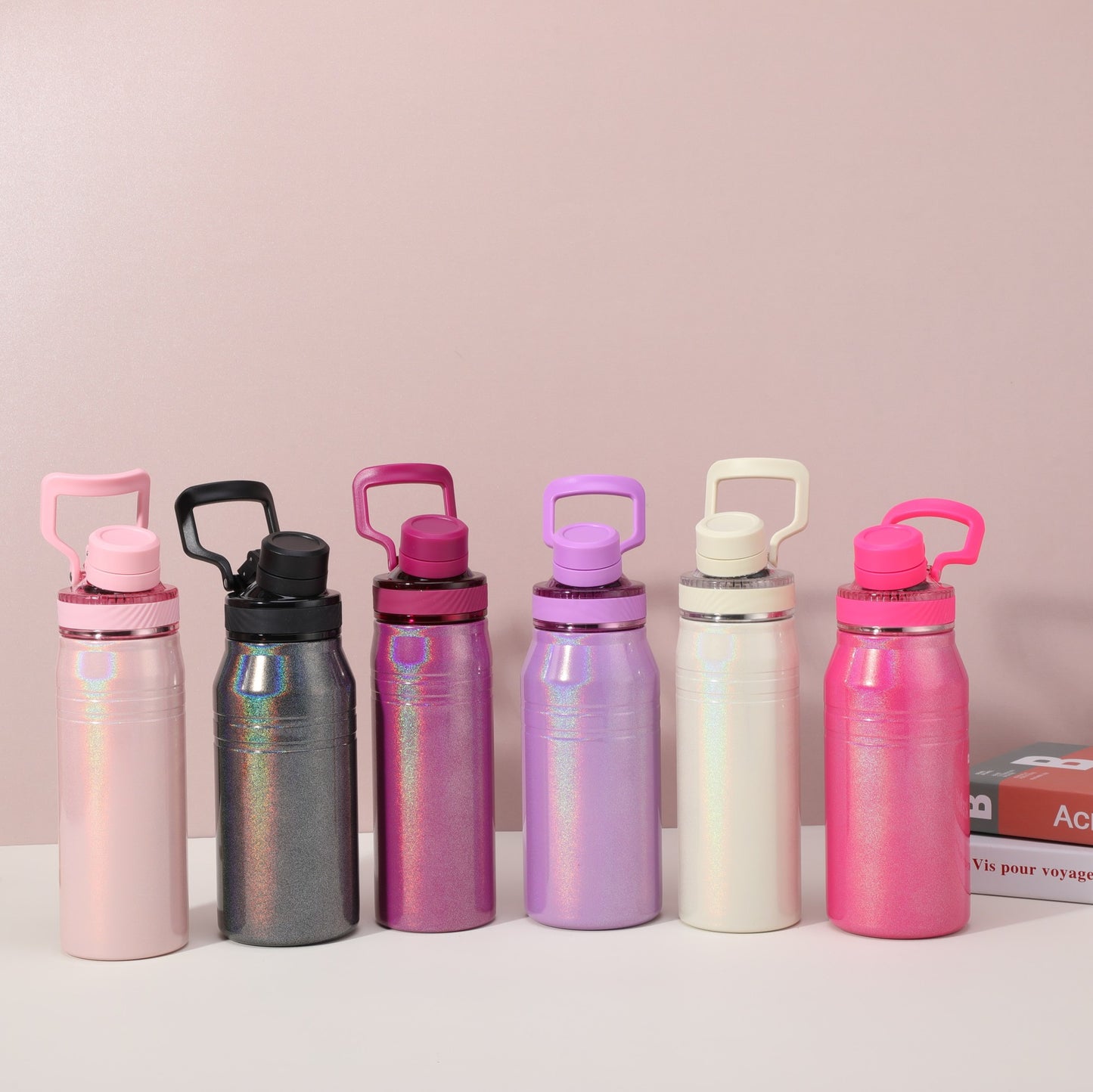 Portable Stainless Steel Sports Drink Cup with Strap - Home & Travel Use