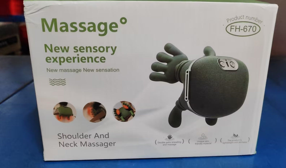 Electric Neck And Shoulder Muscle Massager Wireless Back Kneading