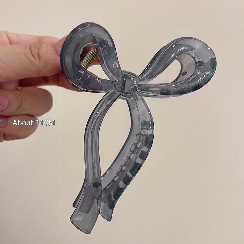 Acrylic Bow Claw Clip - Korean Style Hair Accessory