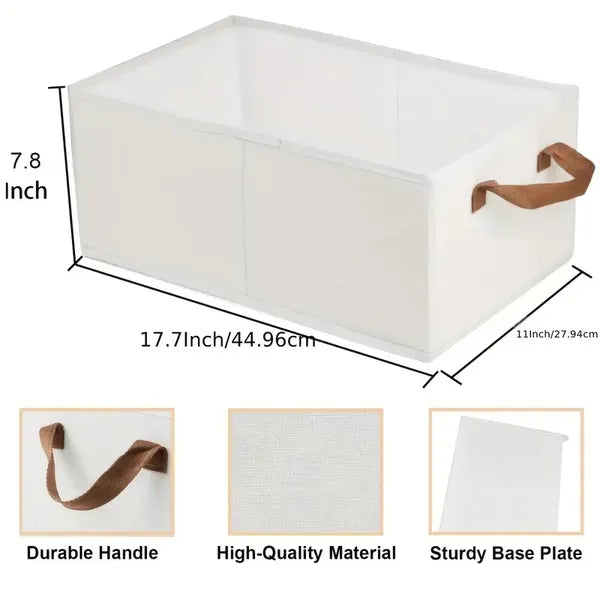 Portable Clothes Storage Box Foldable Thick Cloth And Bag For
