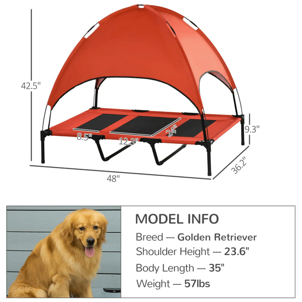 Cooling Dog Bed Cot - Pet Cot for Comfort & Rest