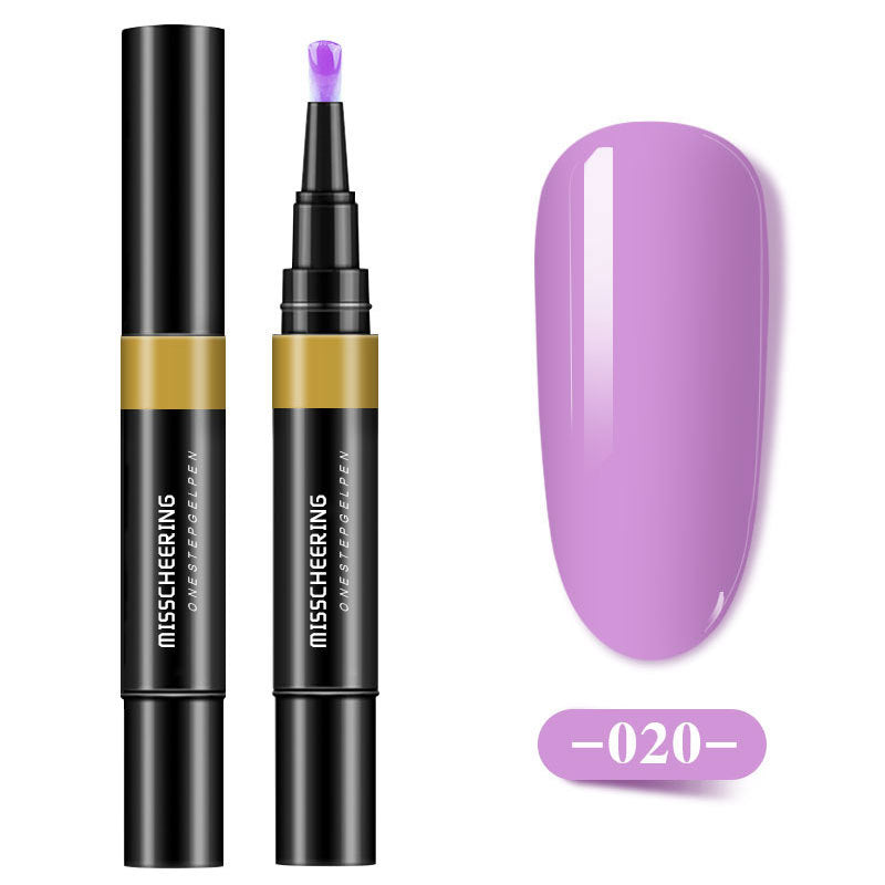 One-Step Nail Polish Gel Pen - No Primer, Long-Lasting