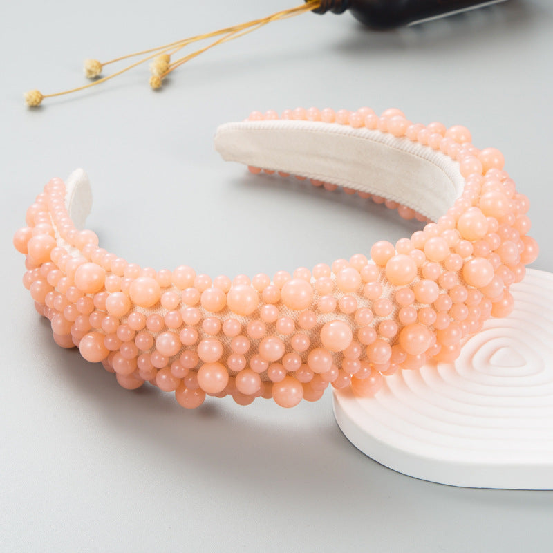 Beaded Pearl Headband Fashion Hair Accessory
