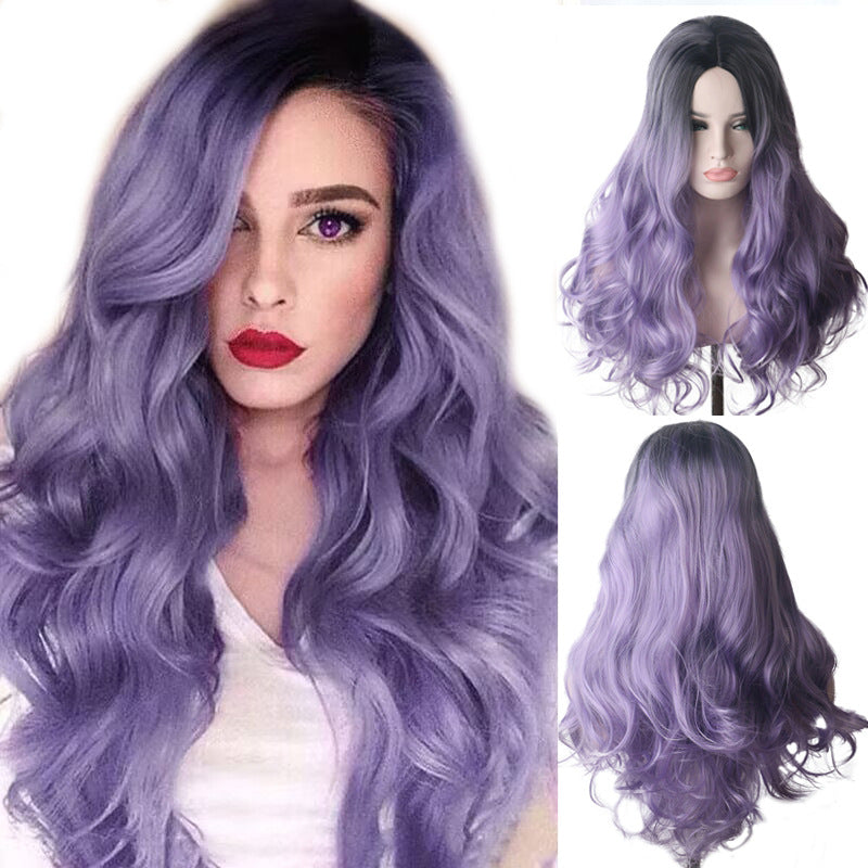 Long Curly Wig Full-Head Synthetic Hair - Multiple Colors