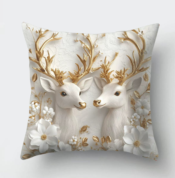 European Style Christmas Decorative Pillow Cover 45x45cm Home Decor Cushion