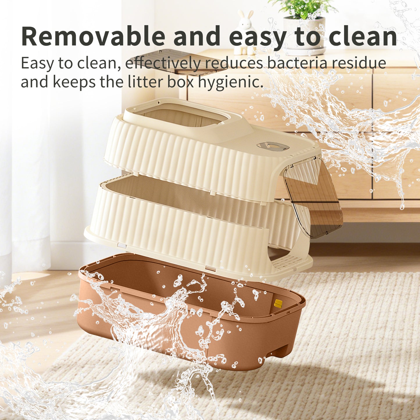 Cruiser Litter Box - Self Pickup Pet Furniture for Cats and Small Animals