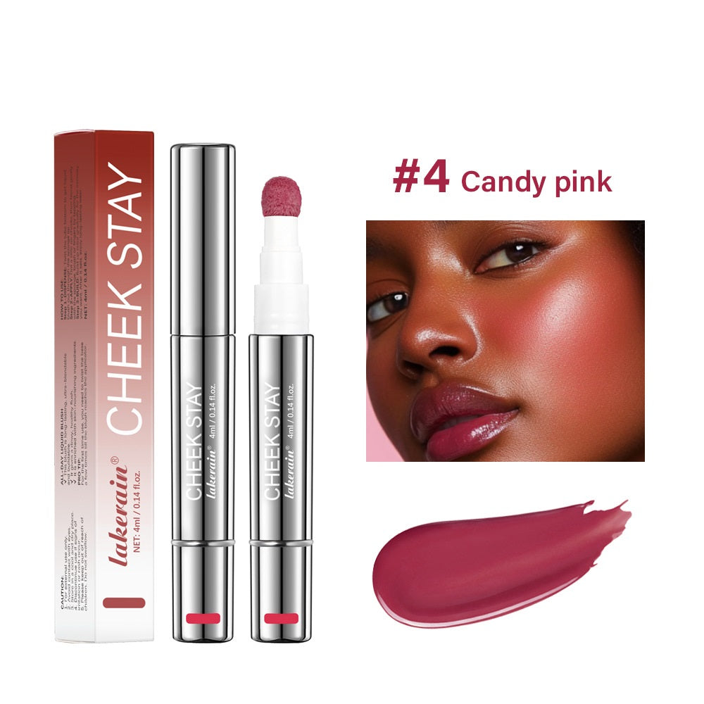 Multifunctional Liquid Blush Stick Set - 6 Color Variations for Natural Glow