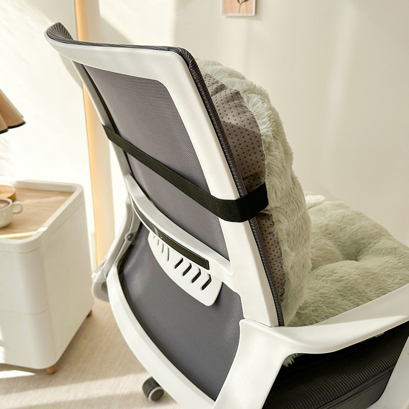 Winter Soft Office Chair Seat Cushion for Long Hours Comfort - Multi-Color