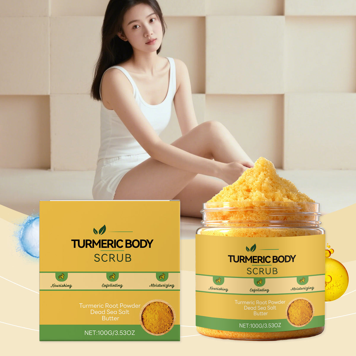 Turmeric Body Scrub Cream - 100g