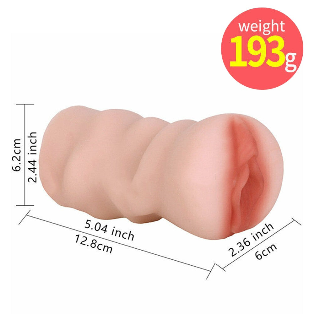 Realistic Male Masturbator Cup - Flesh Stroker Toy for Men