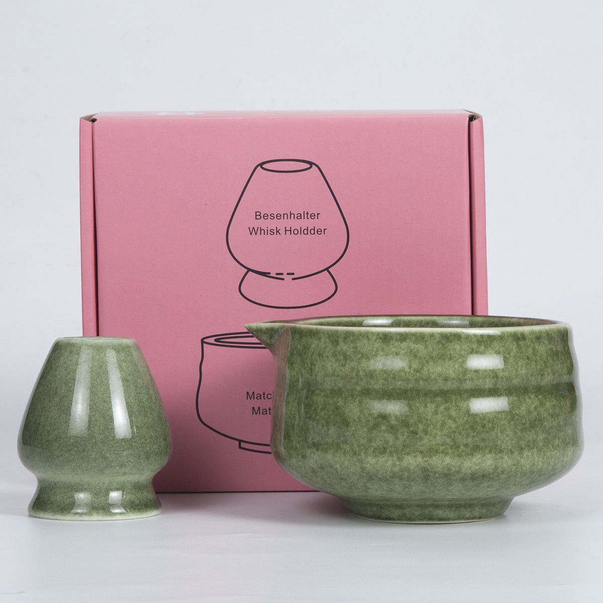 Japanese Matcha Ceramic Bowl - Traditional Tea Drinking Bowl for Kitchen