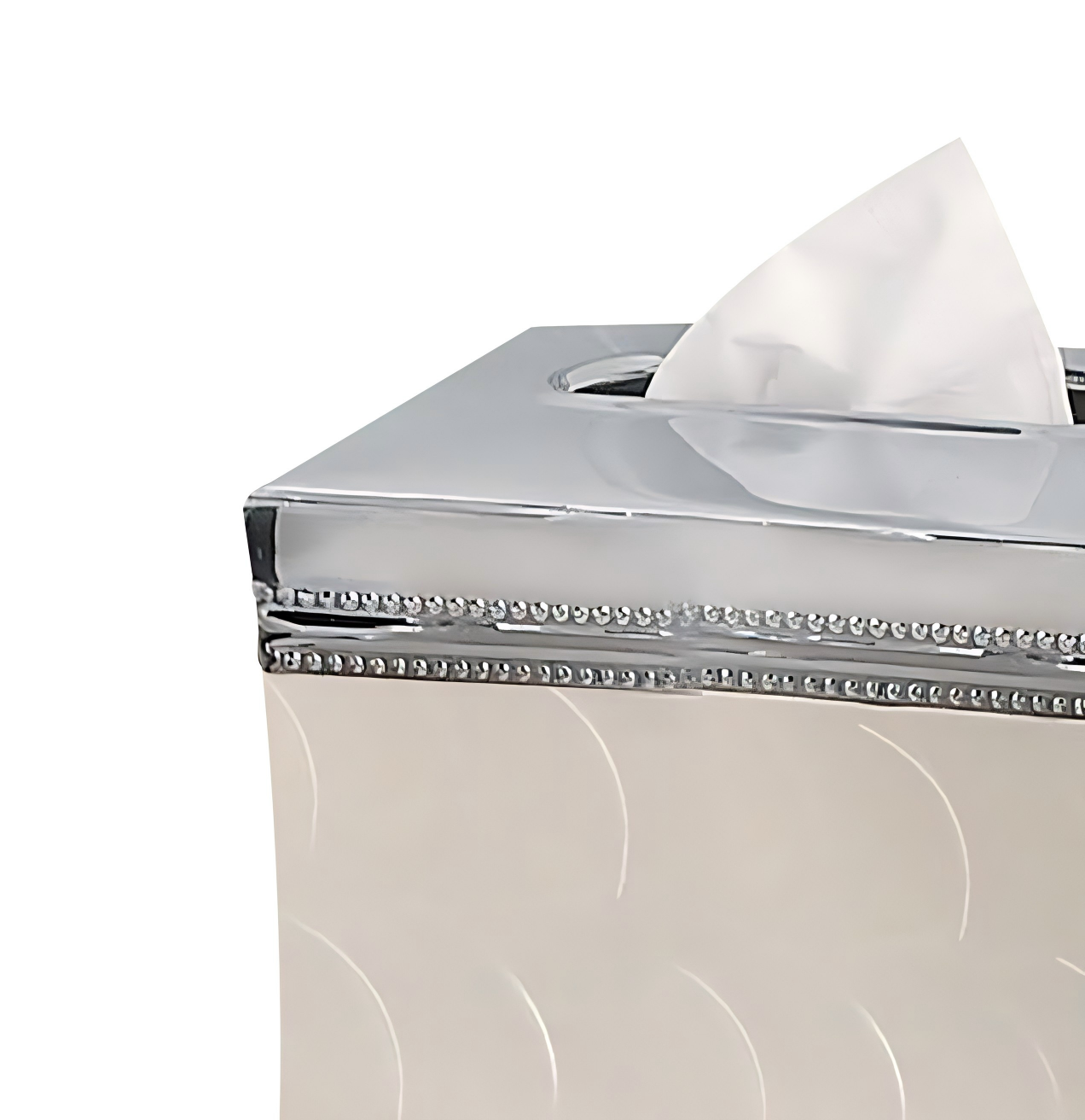 Tissue Box Fantasy Stainless Steel Square Facial Cover Holder