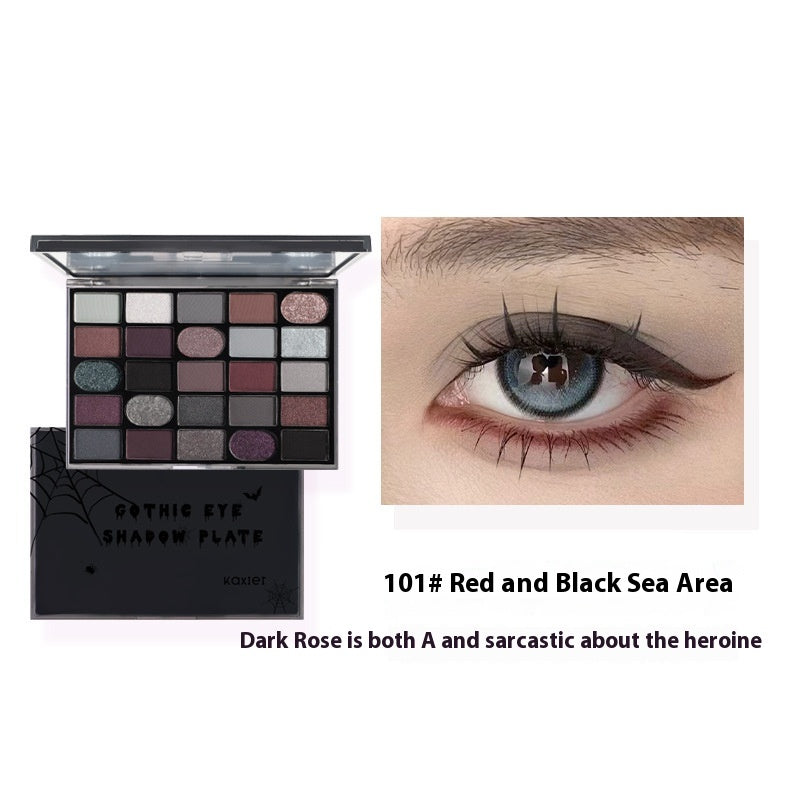 Goth Eye Shadow Palette - Multi-purpose Shimmer Matte Color Set for Eye Makeup