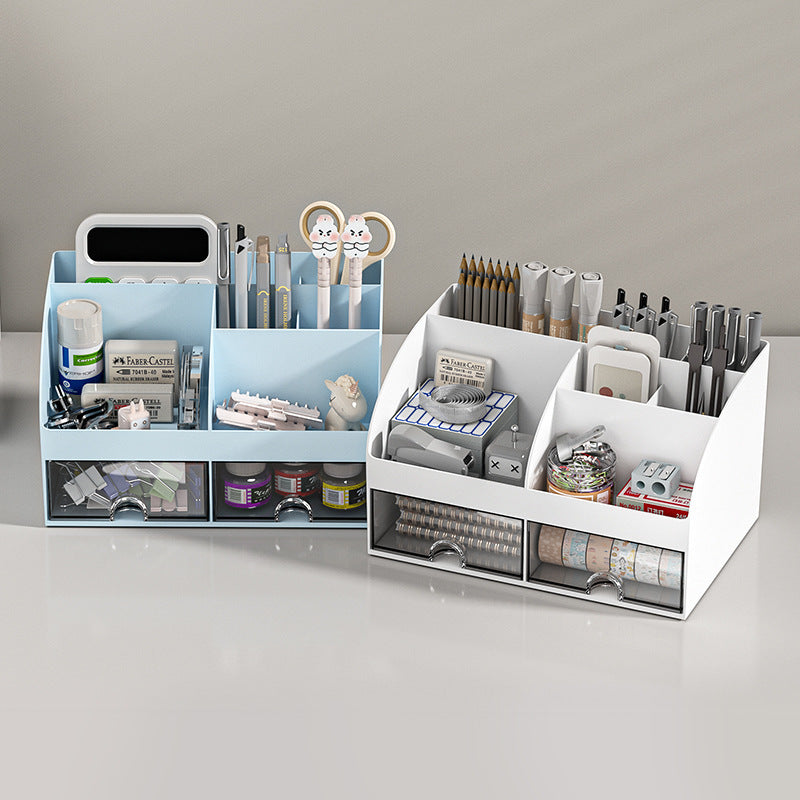 Small Transparent Drawer Organizer for Stationery and Sundries - Multi Color Options