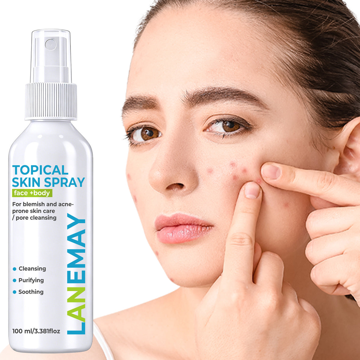 Pore-Clearing Facial & Back Oil-Control Spray 100ml