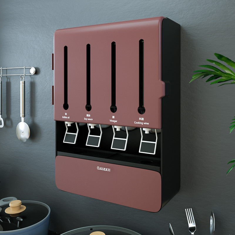 Multifunctional Wall Storage Seasoning Box - Modern Minimalist