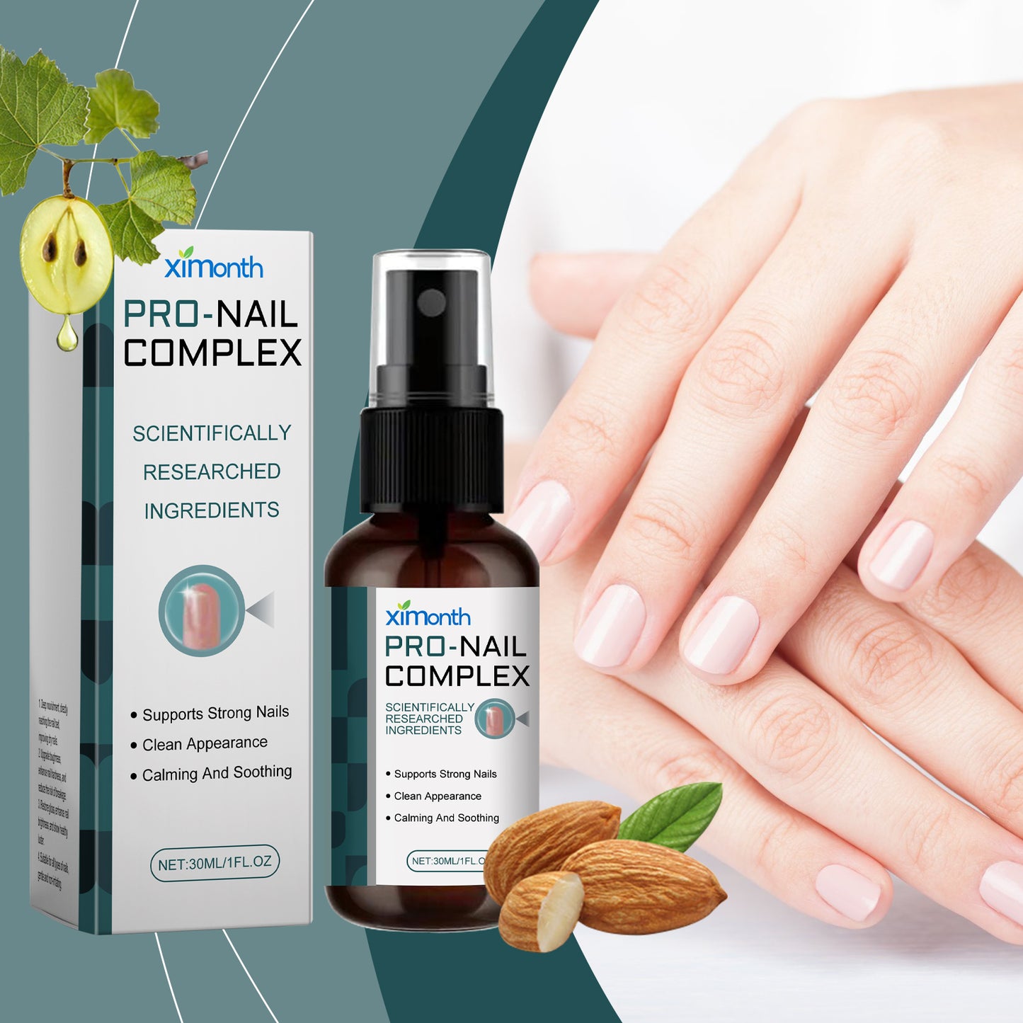 Nail Repair Spray - Moisturizing Treatment for Damaged & Brittle Nails