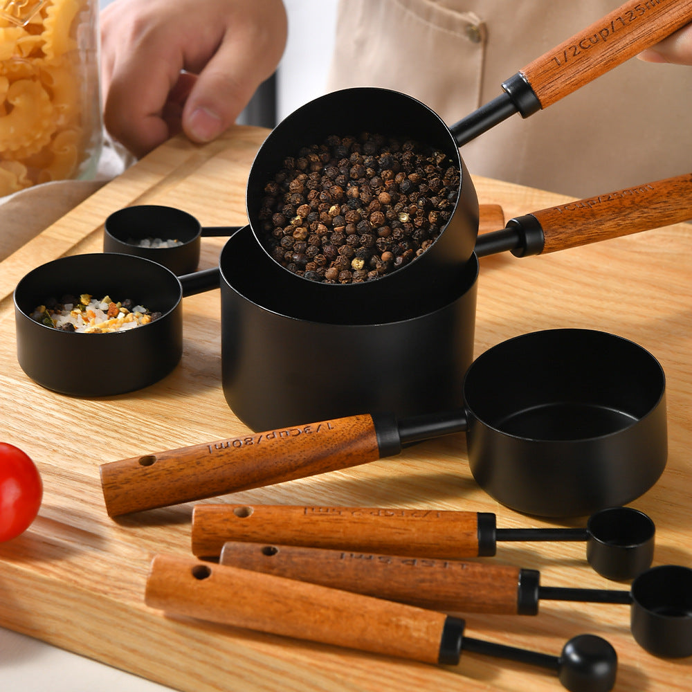 Stainless Steel Measuring Cups & Spoons Set - Kitchen Baking Tools