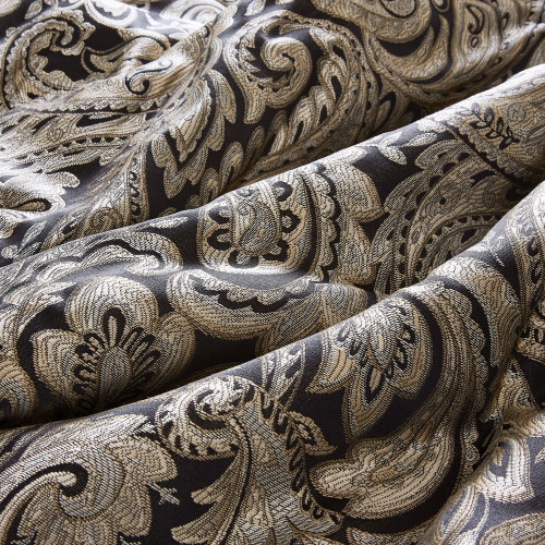 12-Piece Comforter Set with Cotton Bed Sheets - Black Full